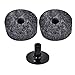 Produktbild Dilwe 2 Pcs 4 cm Cymbal Drum Stand Filzscheiben + 1 Pcs Kunststoff Lange Becken Sleeves Set