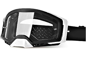 BIBIRE Motorradbrille,ATV Dirt Bike Off Road Racing Motorrad-Brille,UV Schutzbrille Winddichte Staubdichte Motocross-Brille OTG Goggles zum Radfahren OffRoad Racing/Skiing/Klettern