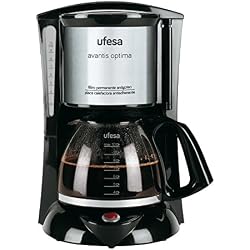 UFESA CG7232 Avantis 70 INOX Cafetière, 800 W, 1 Liter, Noir, Gris