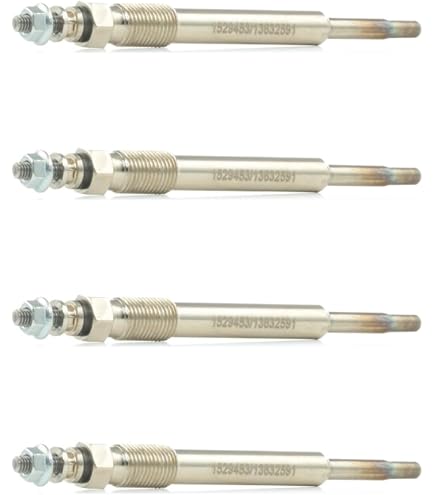 Lot De 4 Bougies De Préchauffage Pour Moteurs Diesel 1.4L/1.6L HDi/TDCi - Compatible Peugeot, Citroën, Ford, Mazda, Volvo