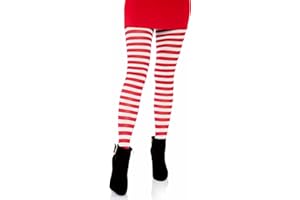 Leg Avenue Women's Nylon Striped Tights Costume Hosiery