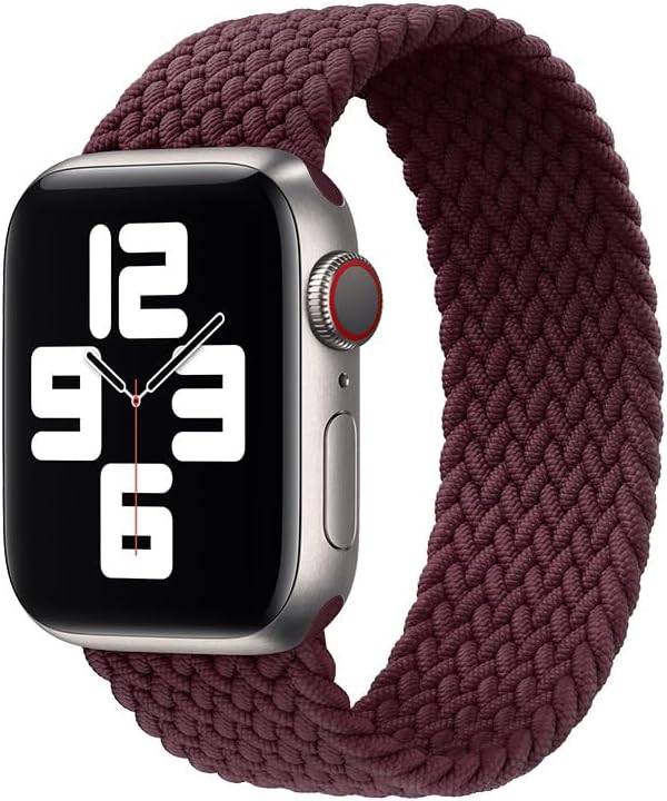 Quse Örgü Kordon, Apple Watch Series 10/11 42mm-41mm-40mm-38mm ile Uyumlu, Solo Loop