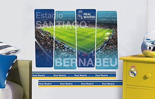 Imagicom wallrm01 Real Madrid Wall Decorative Sticker, Model Stadium, PVC, Multi-Colour, 0.1 X 49 X 68.5 cm