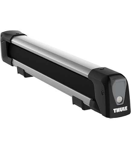 Support snowboard Menabo White Bear 4 sur barres transversales, 4 paires de skis / 2 snowboards