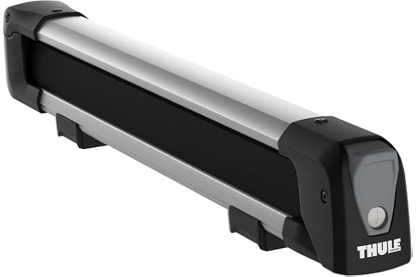 Thule SnowPack M, Porte-Skis élégant et aérodynamique, conçu pour Tout Type de Skis et de Snowboards 732400 Aluminium