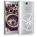 Produktbild kwmobile Sony Xperia XA2 Hülle - Handyhülle für Sony Xperia XA2 - Handy Case in Weiß Transparent