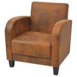 Dieser stilvolle Sessel hat ein zeitloses Erscheinungsbild dank seines retro Designs.