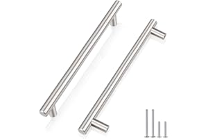 Probrico Lot de 15 poignées de meuble Espacement des trous 128 mm