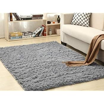 Amazon.de: CNFQ Shaggy Teppich Hochflor Langflor Teppiche Wohnzimmer