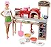 Produktbild Mattel Barbie FHR09 - Barbie Cooking und Baking Pizzabäckerin Puppe und Spielset mit Spielknete