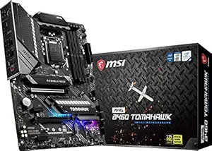 MSI MAG B460 Tomahawk Gaming Motherboard (ATX, 10th Gen Intel Core, LGA 1200 Socket, DDR4, CFX, Dual M.2 Slots, USB 3.2 Gen 2, 2.5G LAN, DP/HDMI, Mystic Light RGB)