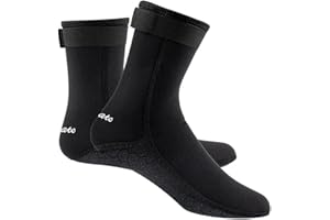 Erato Diving Socks 3mm Neoprene Anti-slip Wetsuit Socks Thermal Socks for Men's Nautical Women's Surfing Snorkeling Underwater, L