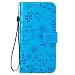 Produktbild Vectady für Huawei P20 Lite [NO für P20] Hülle, Handytasche Flip Case Leder Schutzhülle Handyhüllen Lederhülle Cover mit Magnet Kartenfach Dünn Slim Silikon Weich Case für Huawei P20 Lite,Blau