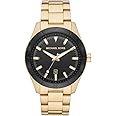 Michael Kors Layton Watch for Men, Quartz movement with Stainless steel or Leather strap