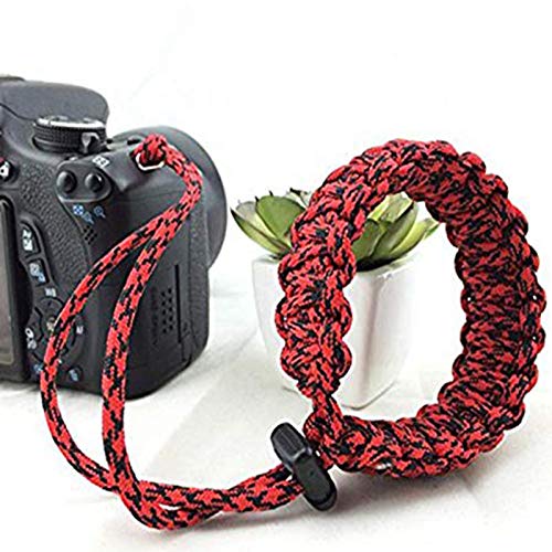 Digital sangle pour appareil photo personnalit   vintage durable Survivre Corde r  glable Cam  ra Bracelet Sangle pou tous les appareils photo reflex num  riques Nikon Canon Sony Olympus Samsung Pentax Fujifilm 