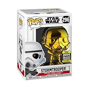Funko Pop Stormtrooper Dorado-Cromado (2019 Galactic Convention) (Star Wars 296) Funko Pop Star Wars
