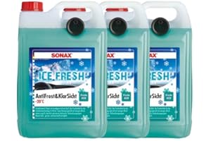 SONAX Scheibenreiniger 5L Winter Antifrost Klarsicht Frostschutz Icefresh 3X