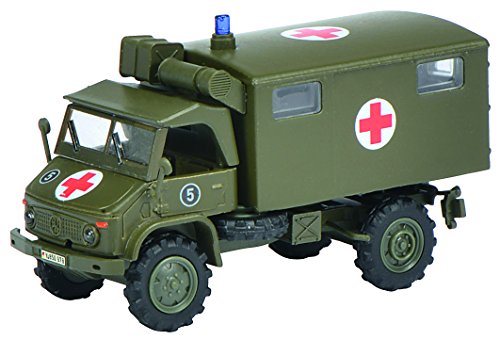 Preisvergleich Produktbild Schuco 452625100 - "Unimog S404 Sanka Bundeswehr 1:87" Fahrzeug