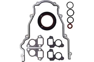 CULMKARI tcs45993 Timing Cover Gasket Seal Fits for GM Chevrolet LS Series LS1 LS2 LS3 LS6 LQ9 LQ4 Vortec 4.8 5.3 5.7 6.0 Water Pump Gaskets Crankshaft Seal