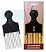 Afro Detangling Comb with Long & Wide Metal Teeth (108-01)