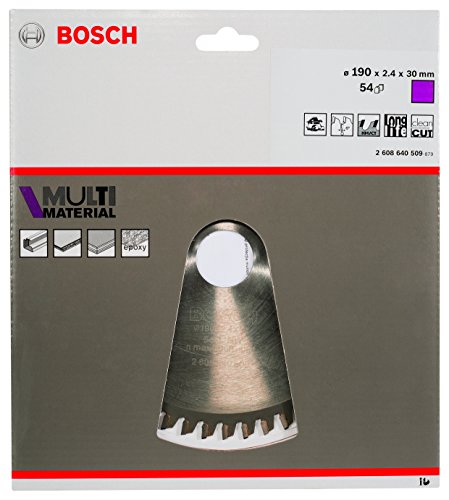 Bosch Pro Kreissägeblatt Multi Material zum Sägen in Multimaterial für Handkreissägen (Ør 190 mm) - 2