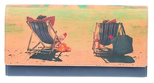 Preisvergleich Produktbild Golunski groß Liegestuhl Beach Retro Leder Travel Passport Geld Geldbörse