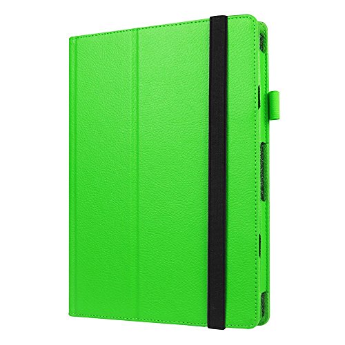 AVIDETLenovo Miix 310 / Miix 210 Hülle Case Etui Tasche, Ledertasche Schutzhülle Bumper Hüllen Tasche Leder Hülle Ultra Slim Lederhülle Flip Case Etui für Lenovo Miix 310 (Grün) - 6