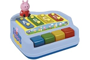 Claudio Reig - Xilófono-Piano con Figura Peppa Pig en Estuche, 4 Notas (2326)