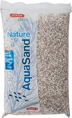 Zolux Gravier Naturel pour Aquarium Cristobalite Rose de 1,6 à 3 mm de Granulométrie 4 kg