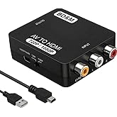 BD&M Av To Hdmi Converter, Rca To Hdmi, 1080P Mini Rca ...