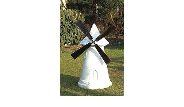 Moulin A Vent En Pierre Fonte Pierre Amazon Fr Jardin