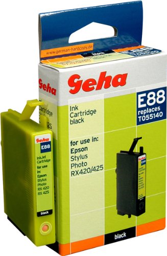 Preisvergleich Produktbild Geha Tintenpatrone für Epson ersetzt Nr. T0551 schwarz