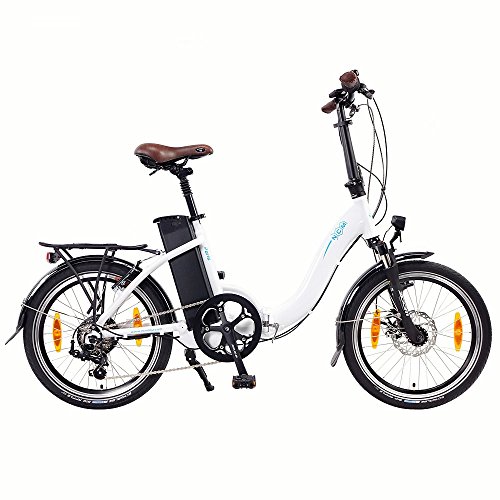 NCM Paris 20 Zoll Elektrofahrrad,E-Faltrad,E-Bike,Pedelec,Klapprad,36V 250W Bafang Motor, 36V Li-Ion Akku mit 14Ah PANASONIC Zellen,weiß,silber,dunkel blau,schwarz - 2