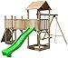 Produktbild Kletterturm-Anlage mit Rutsche, Doppelschaukel und Kletterwand "Wild Park"