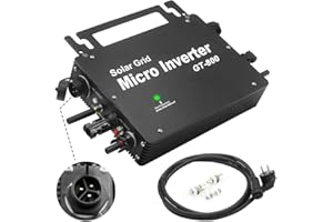 Micro Wechselrichter 800w Pv Wechselrichter Ip65 Wasserdicht Solar Wechselrichter Balkonkraftwerk 800 Watt Ausgang 230V AC Kompatibel Mit Netzanschluss Mit Wlan.