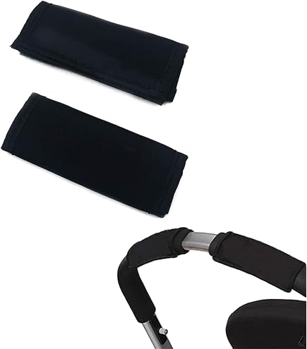 BABYDOME Housse de Protection pour la Barre d'accoudoir du Guidon de la Poussette : Design Exclusif, sécurité et Confort pour Votre bébé. Fabriqué à la Main en Espagne en matériau Premium. Couleur
