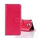 Produktbild LG G6 Hülle, LG G6 Schutzhülle, Alfort Carving Lederhülle Fashion Design Premium PU Leder Hohe Qualität Tasche Case Cover Kasten Abdeckung Wallet für LG G6 5.7" Smartphone Funktion Standfunktion Unterstützte Telefone und Magnetverschluss mit Schmetterling ( Rote )