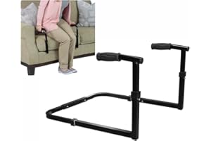 GENERIC Sofa Stand Assist - Mobility Standing Aid Rail for Couch, Chair - Assistance Handle for Patients, Elderly, Seniors and Disabled - Safety Grab Bar for Sitting, Sofa, Home (Black)