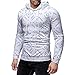 Produktbild JUSTSELL Langarmshirts Pullover Herren Herbst Winter,Männer 3D Drucken Hoodie Kapuzenpullove Casual Sweatshirt Stilvoll Pullover Sweatjacke Sweater Tops