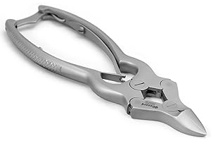 ‎BLIZZARD Blizzard Nagelzange für Fußnägel (15cm) - Professionelle Dicke & Eingewachsene Zehennagelknipser - Pediküre Zehennagelschneider - Werkzeug für die Fußpflege - Inklusive GRATIS “Edelstahl Nagelfeile”