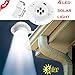 Produktbild TWIFER Neue 4 LED solarbetriebene Dachrinne Licht im Freien Garten Hof Wand Zaun Pathway Lamp