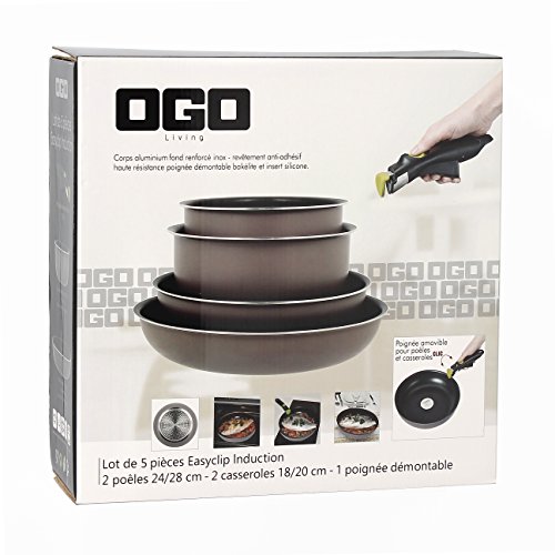 Ogo 7930040 easyiclip 2/PANS/2 Removable Handle 5 Pcs