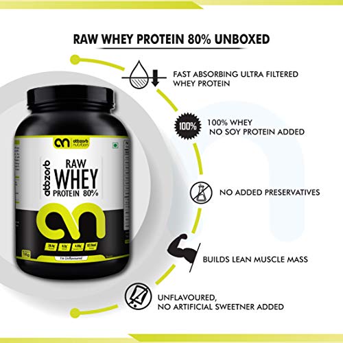 36 OFF on Raw + Whey Protein 80 (With Digestive Enzymes) on Amazon