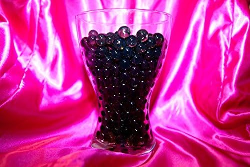 WATER CRYSTAL SOIL GEL BALL BEADS WEDDING VASE BIO GELL BALLS (Black) by KTLShop