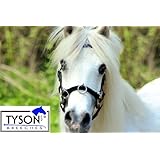 leichter Kappzaum Leder Kapp Zaum 3 Ringe Gr. Pony z.longieren Kapzaum