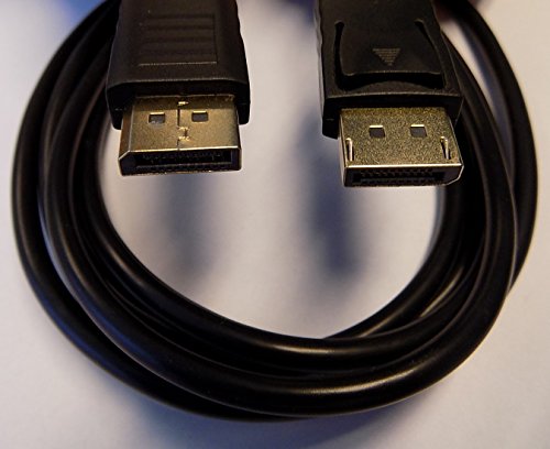 BBT@ | Displayport zu Displayport Verbindungskabel 2 Meter | Stecker zu Stecker | 20 Pin inklusive Audio-Übertragung | Vergoldete Kontakte