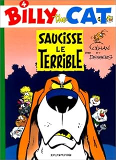jaquette livre Billy the Cat, tome 4 : Saucisse le terrible