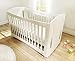 Start-Rite Brook Rocking Cot 3 with 3 Position Mattress Base (Ivory)