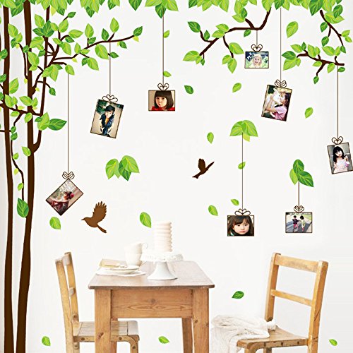 XXXL. Fresh Green Romantische Memory Baum Wohnzimmer Schlafzimmer Wandtattoo Aufkleber, Memory Tree - 2