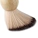 Anself Beard Brush Shaving Mustache Brush with Bamboo Handle